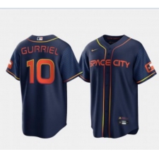 Men's Toddler Houston Astros #10 Yuli Gurriel Nike Navy 2022 City Connect Player Jersey