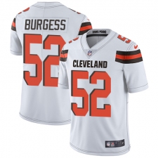 Youth Nike Cleveland Browns #52 James Burgess White Vapor Untouchable Elite Player NFL Jersey