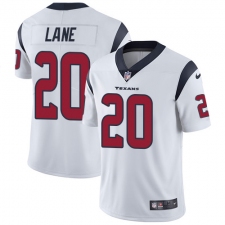 Youth Nike Houston Texans #20 Jeremy Lane White Vapor Untouchable Limited Player NFL Jersey