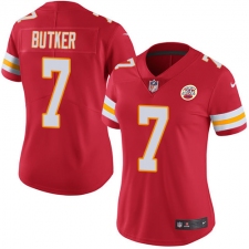 Women's Nike Kansas City Chiefs #7 Harrison Butker Red Team Color Vapor Untouchable Limited Player NFL Jersey