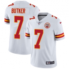 Youth Nike Kansas City Chiefs #7 Harrison Butker White Vapor Untouchable Limited Player NFL Jersey