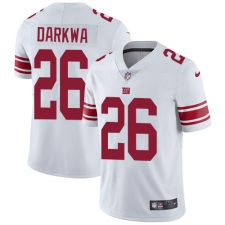 Men's Nike New York Giants #26 Orleans Darkwa White Vapor Untouchable Limited Player NFL Jersey