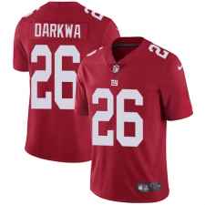 Youth Nike New York Giants #26 Orleans Darkwa Red Alternate Vapor Untouchable Elite Player NFL Jersey