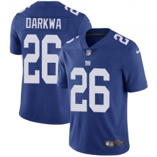 Youth Nike New York Giants #26 Orleans Darkwa Royal Blue Team Color Vapor Untouchable Limited Player NFL Jersey