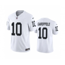Men's Las Vegas Raiders #10 Jimmy Garoppolo White 2023 F.U.S.E Vapor Untouchable Stitched Football Jersey
