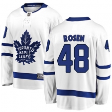 Men's Toronto Maple Leafs #48 Calle Rosen Fanatics Branded White Away Breakaway NHL Jersey