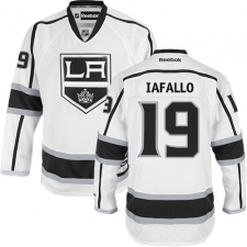 Youth Reebok Los Angeles Kings #19 Alex Iafallo Authentic White Away NHL Jersey