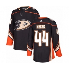 Men's Adidas Anaheim Ducks #44 Jaycob Megna Premier Black Home NHL Jersey