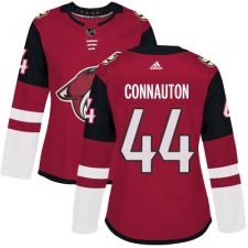 Women's Adidas Arizona Coyotes #44 Kevin Connauton Authentic Burgundy Red Home NHL Jersey