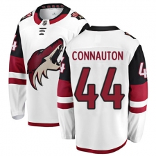 Youth Arizona Coyotes #44 Kevin Connauton Fanatics Branded White Away Breakaway NHL Jersey
