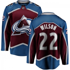 Youth Colorado Avalanche #22 Colin Wilson Fanatics Branded Maroon Home Breakaway NHL Jersey