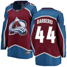 Women's Colorado Avalanche #44 Mark Barberio Fanatics Branded Maroon Home Breakaway NHL Jersey