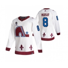 Men's Colorado Avalanche #8 Cale Makar 2022 White Stanley Cup Champions Patch Stitched Jersey