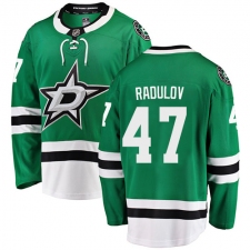 Men's Dallas Stars #47 Alexander Radulov Authentic Green Home Fanatics Branded Breakaway NHL Jersey