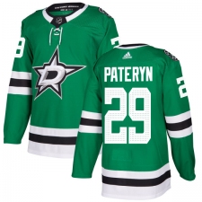 Men's Adidas Dallas Stars #29 Greg Pateryn Premier Green Home NHL Jersey