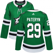 Women's Adidas Dallas Stars #29 Greg Pateryn Premier Green Home NHL Jersey