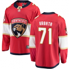 Youth Florida Panthers #71 Radim Vrbata Fanatics Branded Red Home Breakaway NHL Jersey