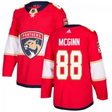 Men's Adidas Florida Panthers #88 Jamie McGinn Premier Red Home NHL Jersey