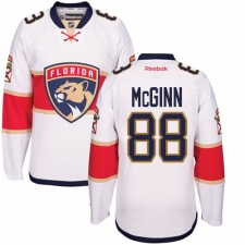 Men's Reebok Florida Panthers #88 Jamie McGinn Authentic White Away NHL Jersey
