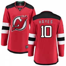 Women's New Jersey Devils #10 Jimmy Hayes Fanatics Branded Red Home Breakaway NHL Jersey