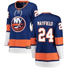 Women's New York Islanders #24 Scott Mayfield Fanatics Branded Royal Blue Home Breakaway NHL Jersey