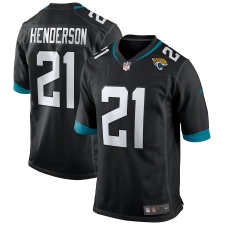 Men's Jacksonville Jaguars #21 C.J. Henderson Nike Black 2020 NFL Draft First Round Pick Game Jersey.webp