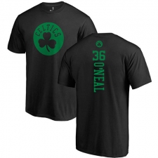 NBA Nike Boston Celtics #36 Shaquille O'Neal Black One Color Backer T-Shirt