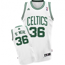Youth Adidas Boston Celtics #36 Shaquille O'Neal Swingman White Home NBA Jersey