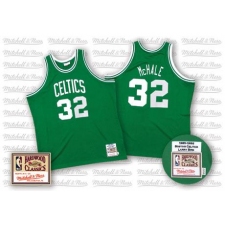 Men's Mitchell and Ness Boston Celtics #32 Kevin Mchale Swingman Green Throwback NBA Jersey