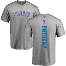 NBA Nike Oklahoma City Thunder #7 Carmelo Anthony Ash Backer T-Shirt