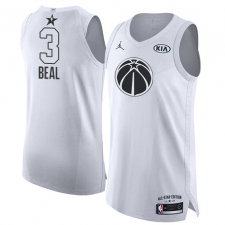 Men's Nike Jordan Washington Wizards #3 Bradley Beal Authentic White 2018 All-Star Game NBA Jersey