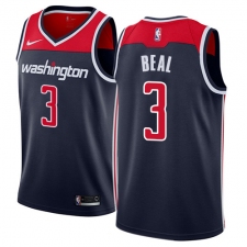 Men's Nike Washington Wizards #3 Bradley Beal Swingman Navy Blue NBA Jersey Statement Edition