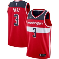 Men's Washington Wizards #3 Bradley Beal Nike Red 2020-21 Swingman Jersey