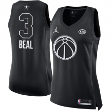 Women's Nike Jordan Washington Wizards #3 Bradley Beal Swingman Black 2018 All-Star Game NBA Jersey