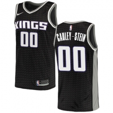 Youth Nike Sacramento Kings #0 Willie Cauley-Stein Authentic Black NBA Jersey Statement Edition