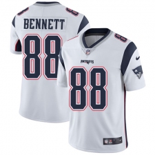 Youth Nike New England Patriots #88 Martellus Bennett White Vapor Untouchable Limited Player NFL Jersey
