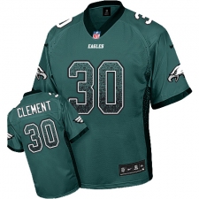 Men's Nike Philadelphia Eagles #30 Corey Clement Limited Midnight Green Drift Fashion NFL Jersey