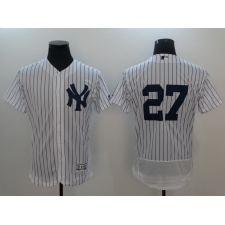 Men's New York Yankees #27 Giancarlo Stanton White Elite Commemorative Edition Jersey