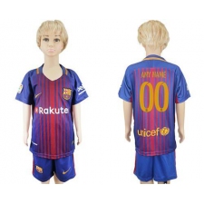 Barcelona Personalized Home Kid Soccer Club Jersey