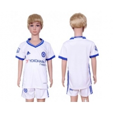 Chelsea Blank Sec Away Kid Soccer Club Jersey