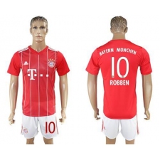 Bayern Munchen #10 Robben Home Soccer Club Jersey