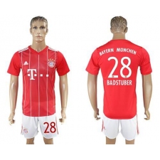 Bayern Munchen #28 Badstuber Home Soccer Club Jersey