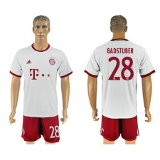 Bayern Munchen #28 Badstuber Sec Away Soccer Club Jersey