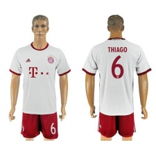 Bayern Munchen #6 Thiago Sec Away Soccer Club Jersey