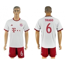 Bayern Munchen #6 Thiago White Soccer Club Jersey