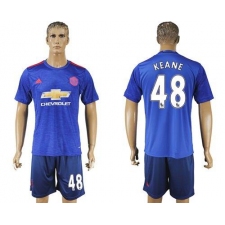 Manchester United #48 Keane Away Soccer Club Jersey