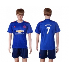 Manchester United #7 Memphis Away Soccer Club Jersey