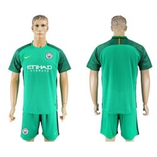 Manchester United Blank Green Goalkeeper Soccer Club Jersey