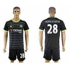Chelsea #28 Azpilicueta Away Soccer Club Jersey