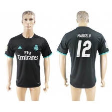 Real Madrid #12 Marcelo Away Soccer Club Jersey